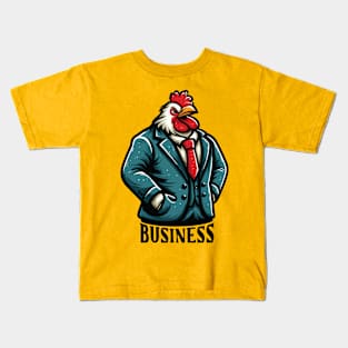 Business Chicken Kids T-Shirt